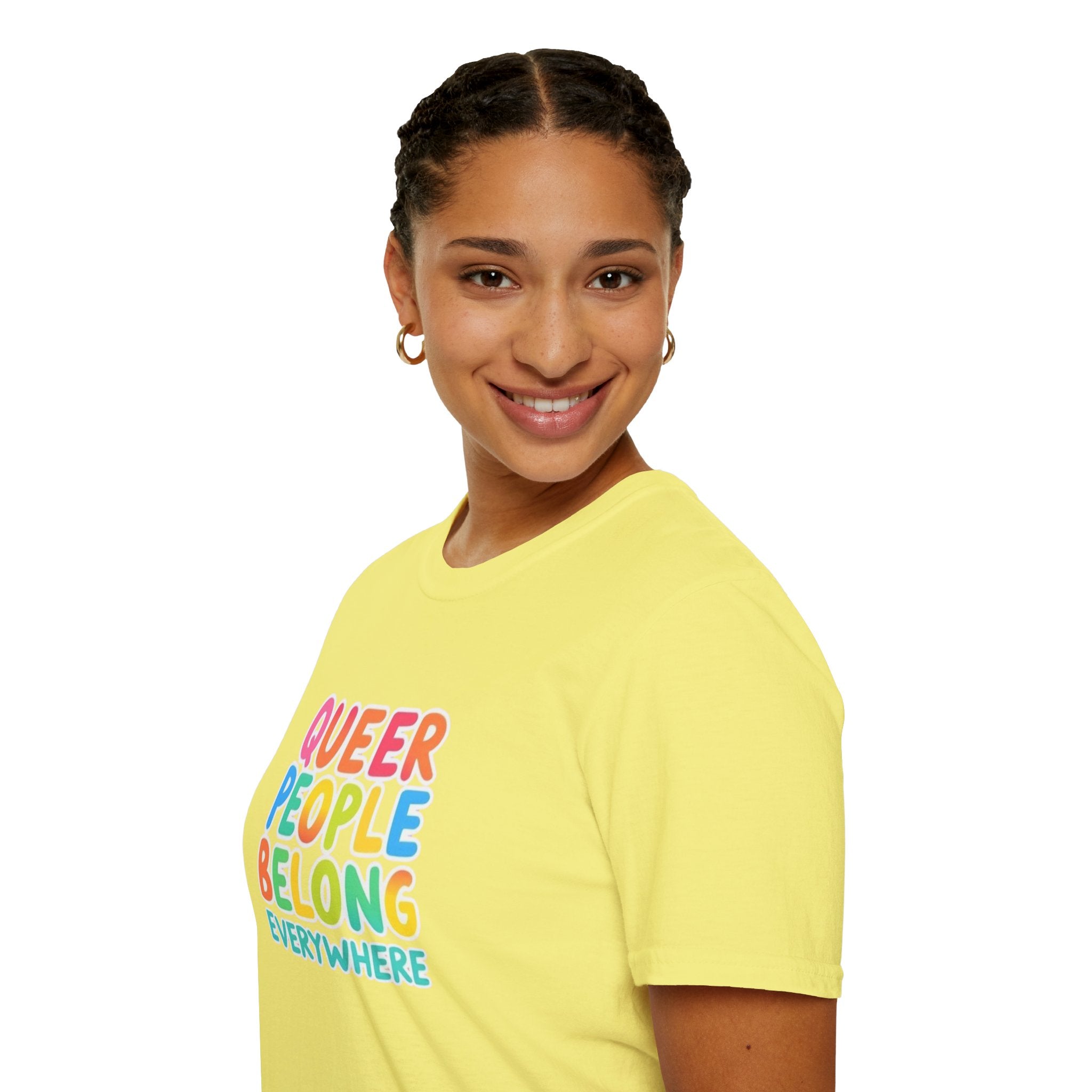 QUEER PEOPLE BELONG EVERYWHERE T-Shirt