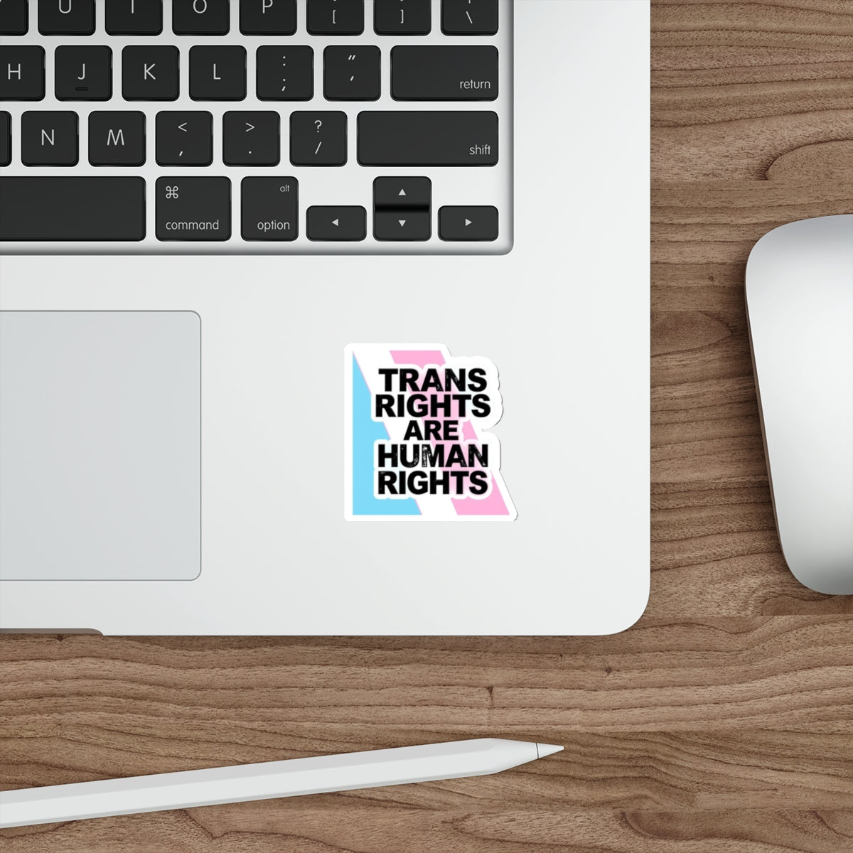 Die-Cut Stickers - TRANS RIGHTS ARE HUMAN RIGHTS