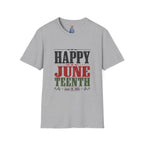 Juneteenth T-Shirt — "Happy Juneteenth" Celebration Tee