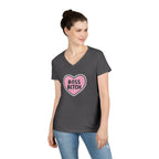 Boss Bitch Ladies' V-Neck T-Shirt | Empowering Casual Wear