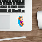 Die-Cut Stickers - Lounging Bear
