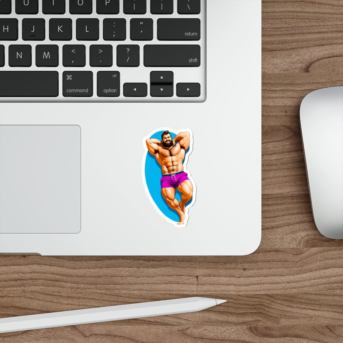 Die-Cut Stickers - Lounging Bear