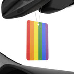 Rainbow Pride Car Air Freshener - Colorful Aromatic Accessory for LGBTQ+ Celebrations