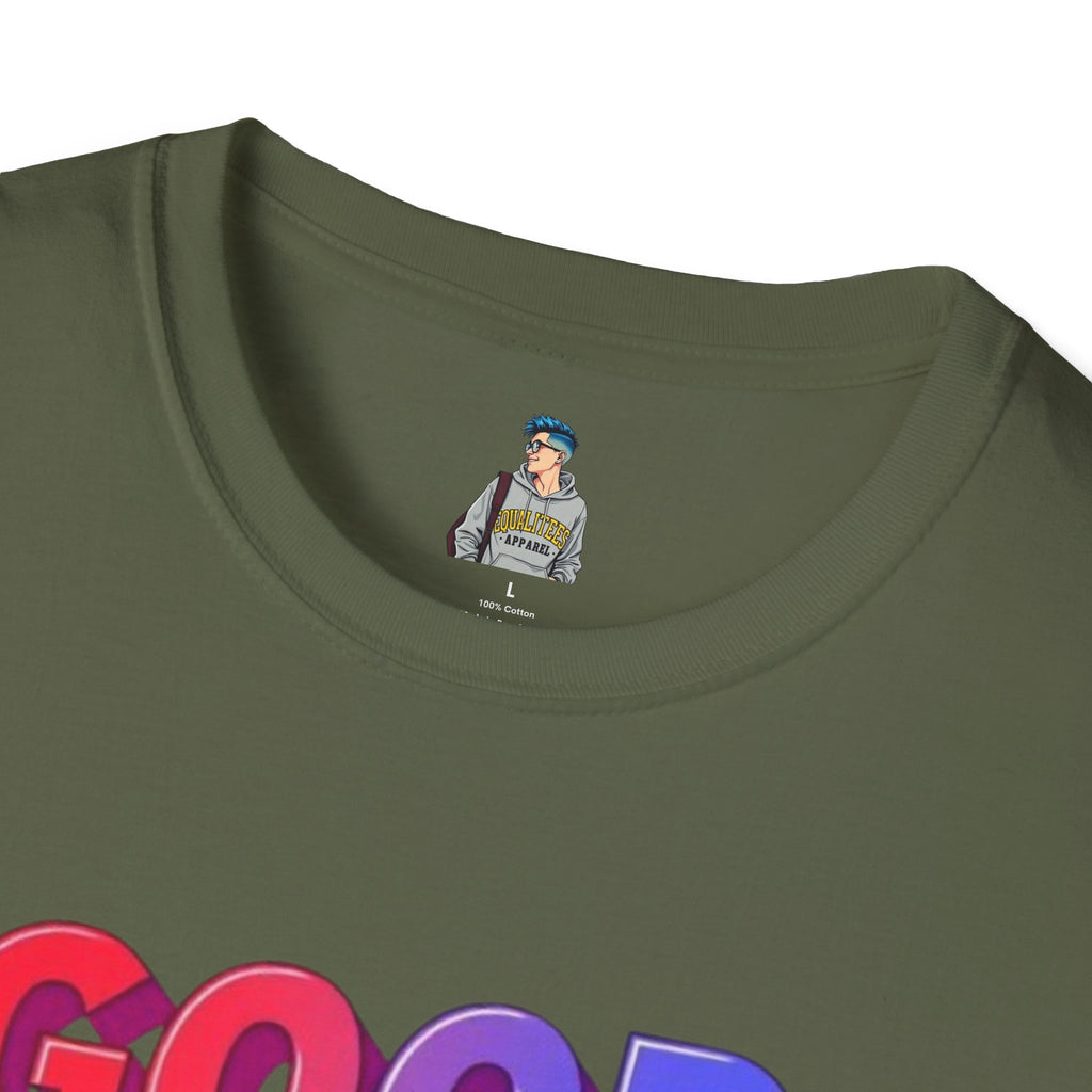 Unisex Softstyle T-Shirt - ' Rainbow Good Will Win' Positive Message Tee