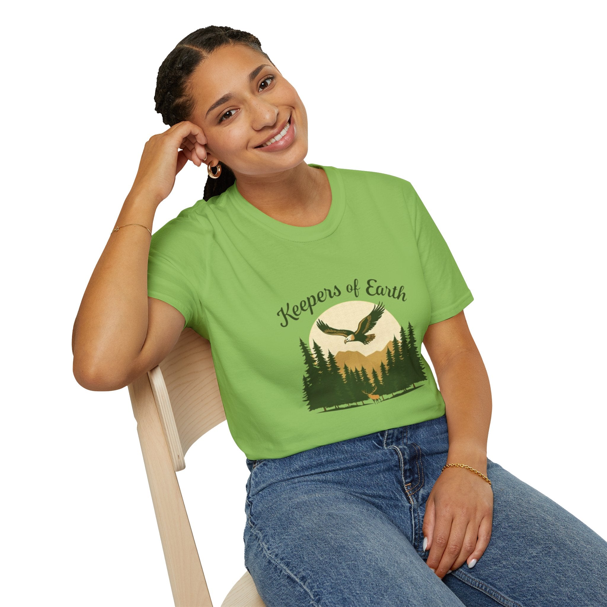 Keepers of the Earth Eagle and Elk T-shirt