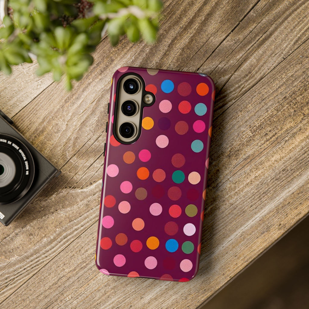 Polka-Dot Colorful Tough Case for Android