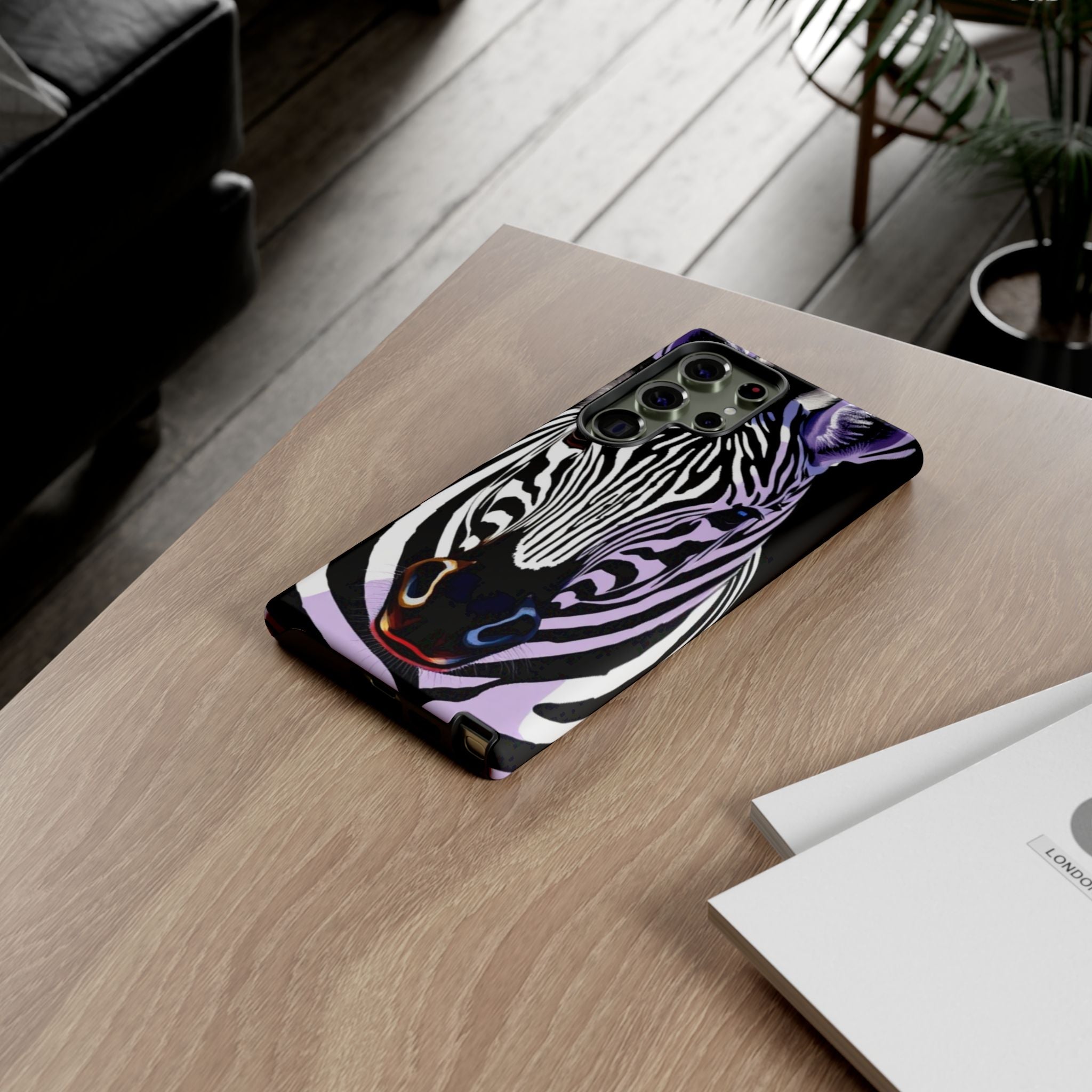 Android OR iPhone Compatible Cases - Zebra Design - Unique Tough Cases