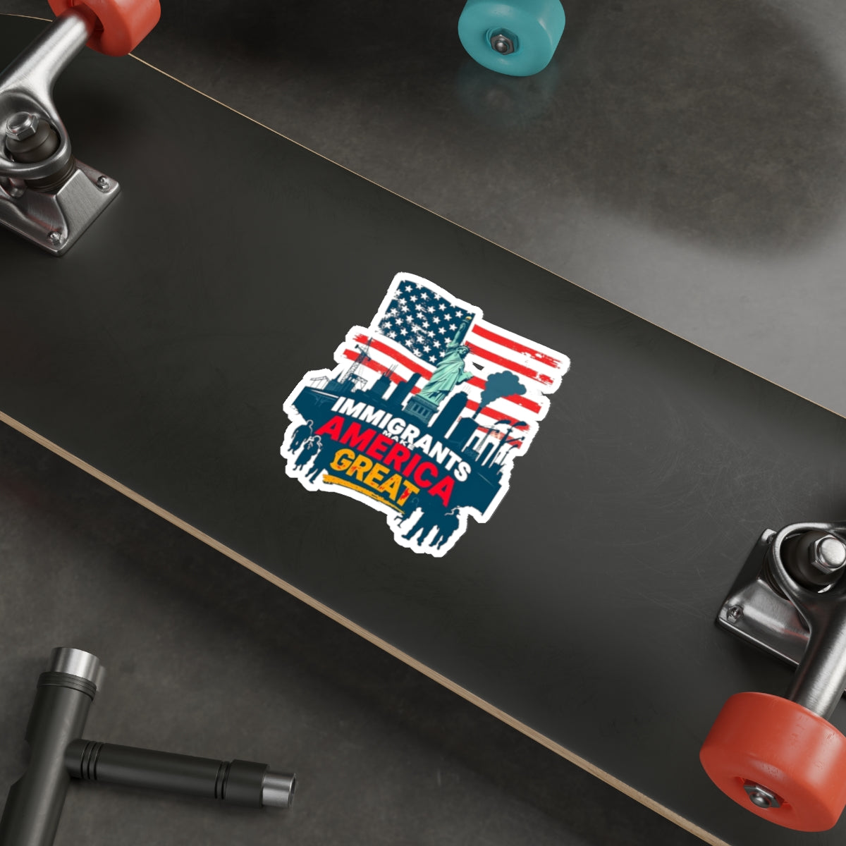 Die-Cut Stickers - Immigrants Make America Great Sticker