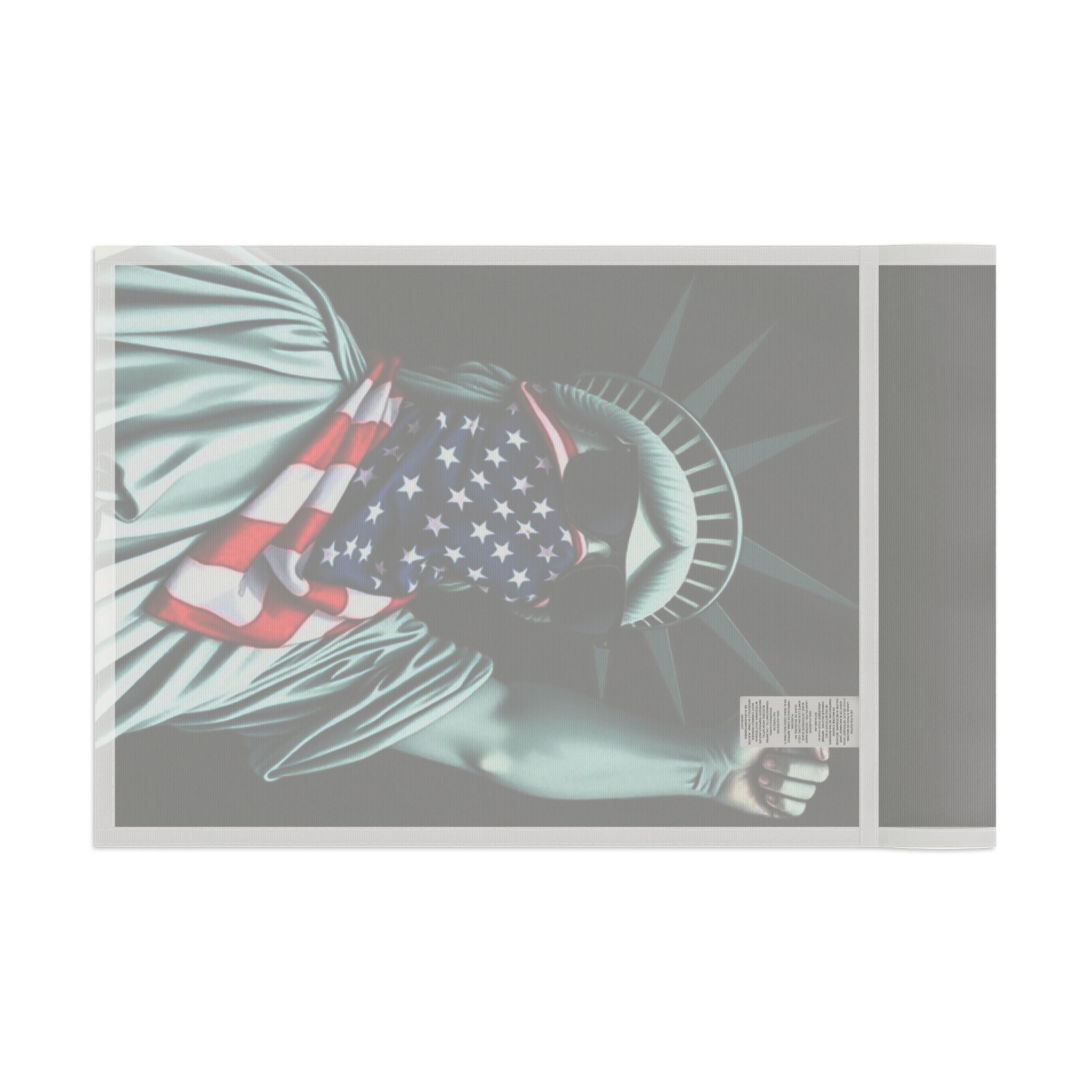 Resist With Lady Liberty Flag Design