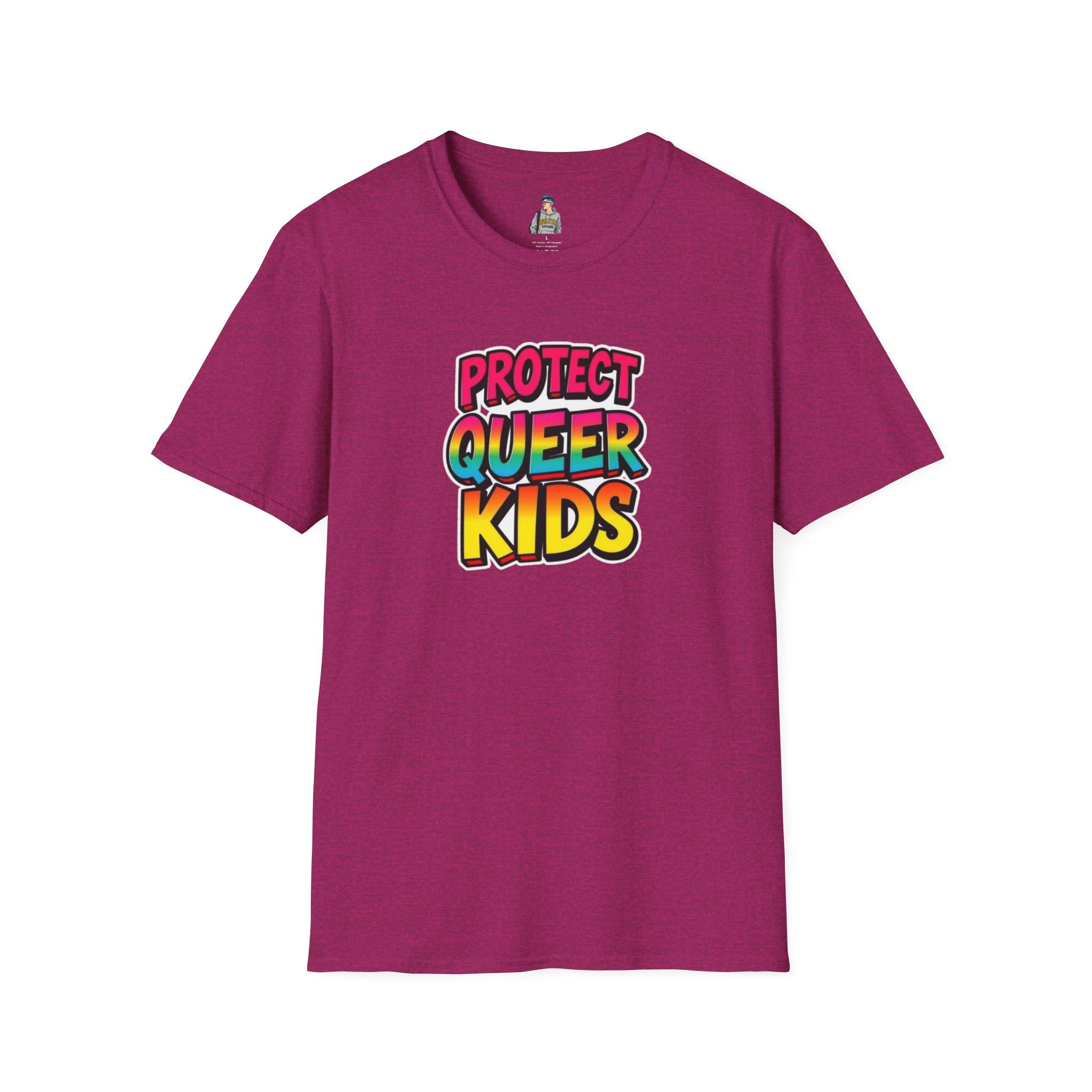 Protect Queer Kids Unisex Softstyle T-Shirt | Inclusive & Comfortable Tee
