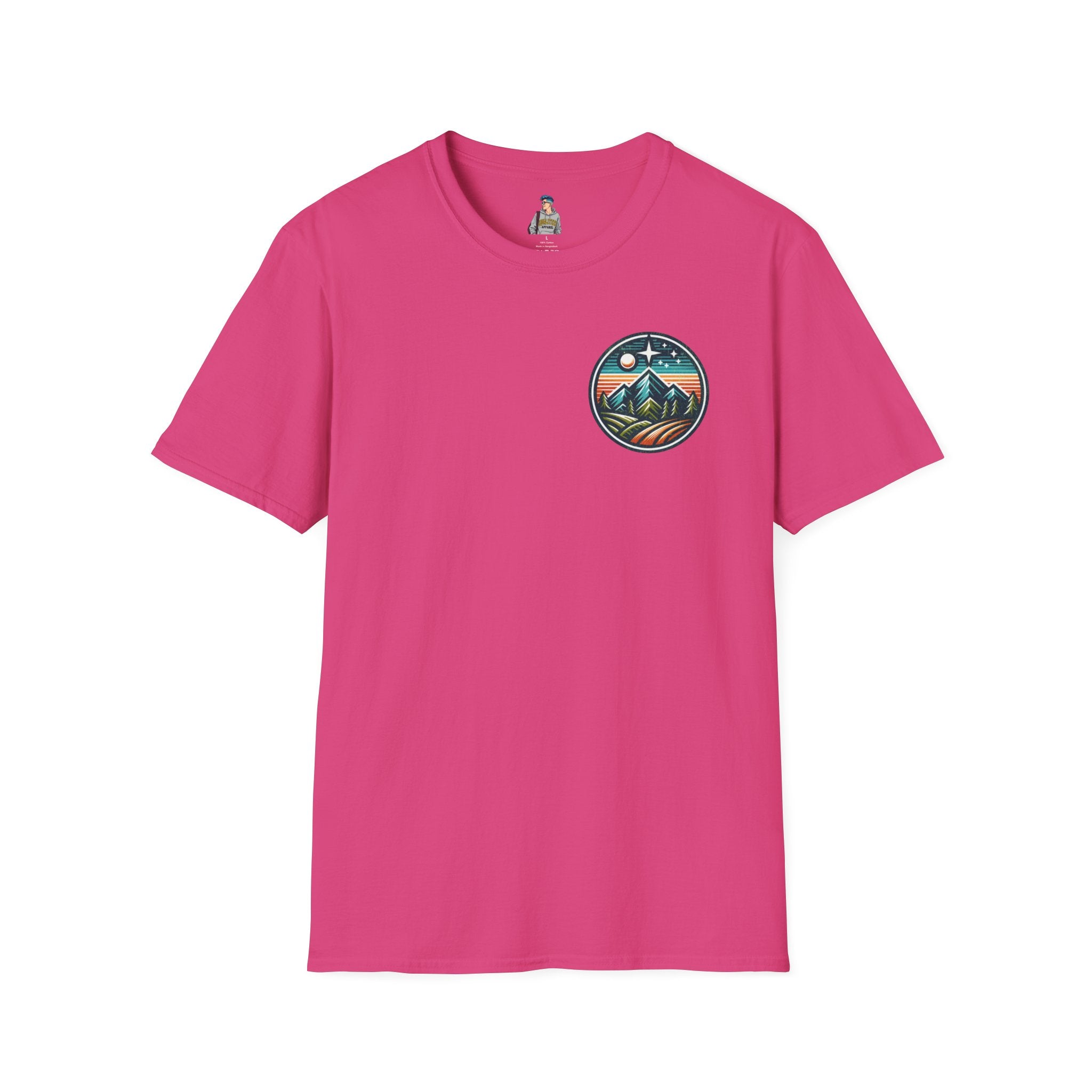 Outdoor Adventure Unisex Softstyle T-Shirt - "Listen to the Wild - Nature is My Religion" Design