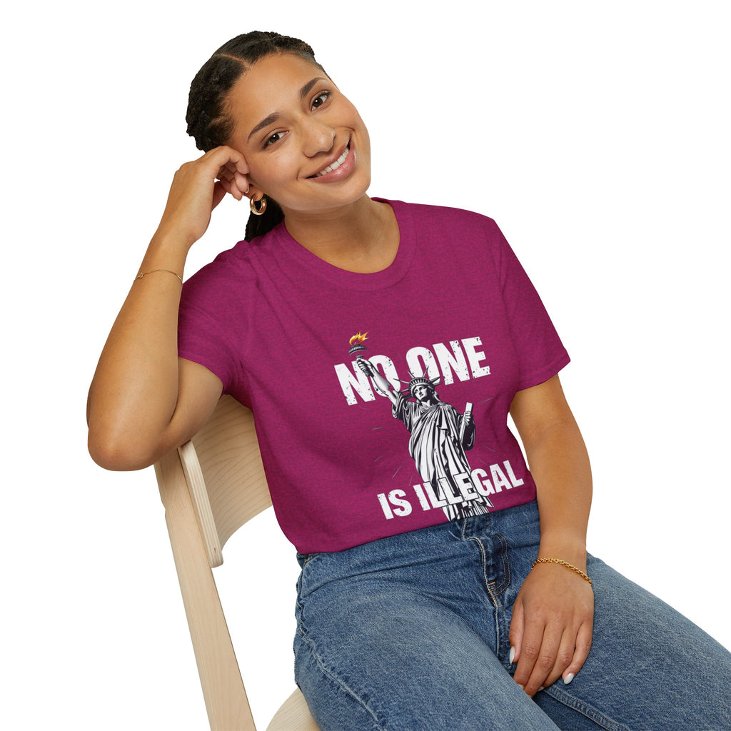 No One Is Illegal Graphic T-shirt