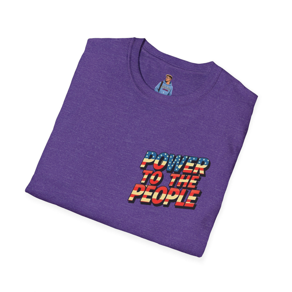 Power to the People Unisex Softstyle T-Shirt Classic Protest Tee
