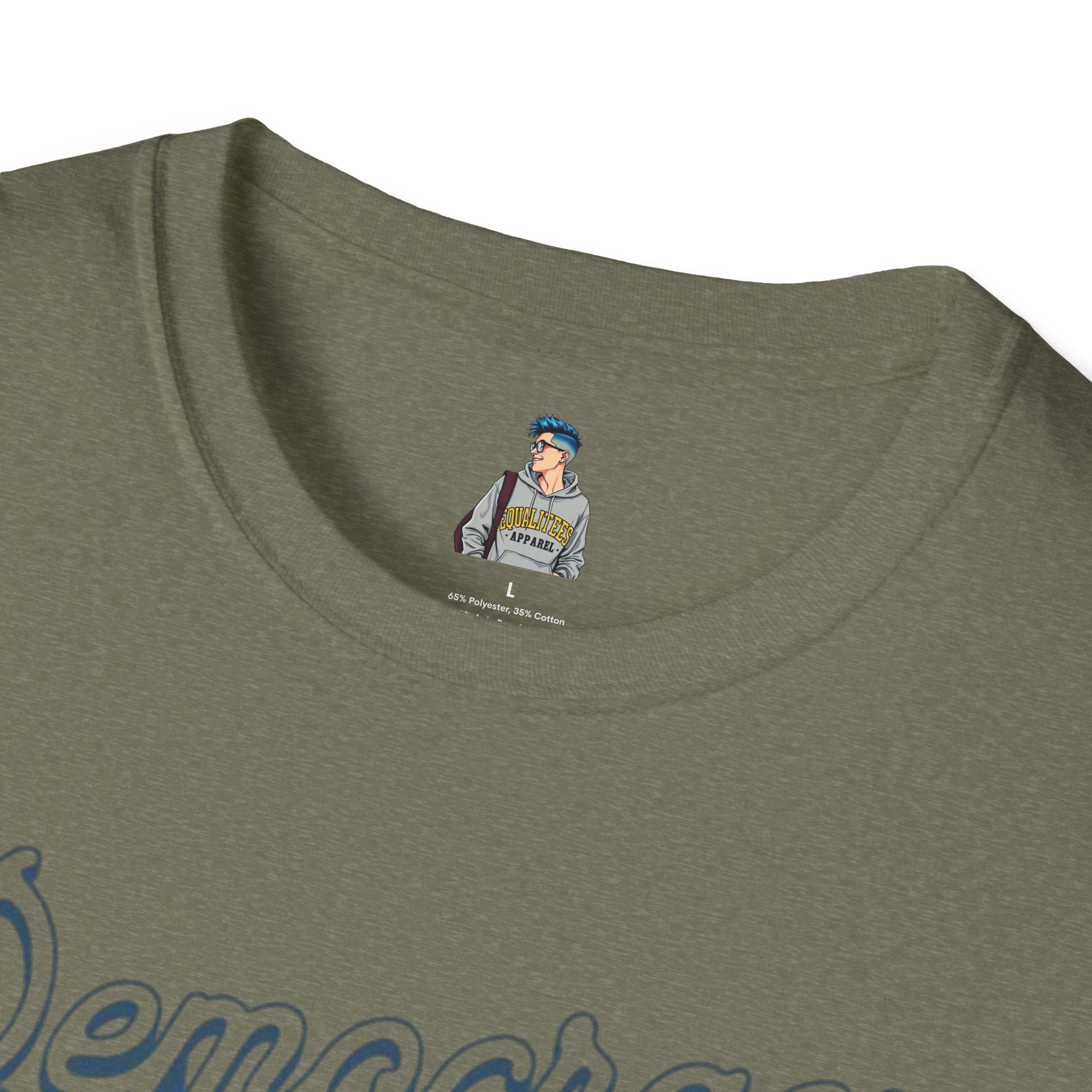 Democracy First T-Shirt | Unisex Softstyle Tee for Equality & Justice