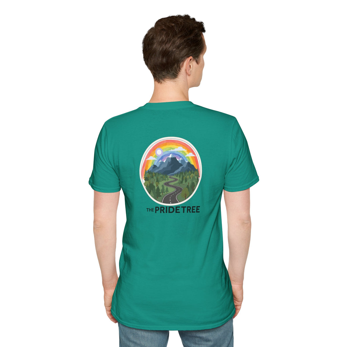Pride Tree Las Vegas Mountain Graphic T-Shirt