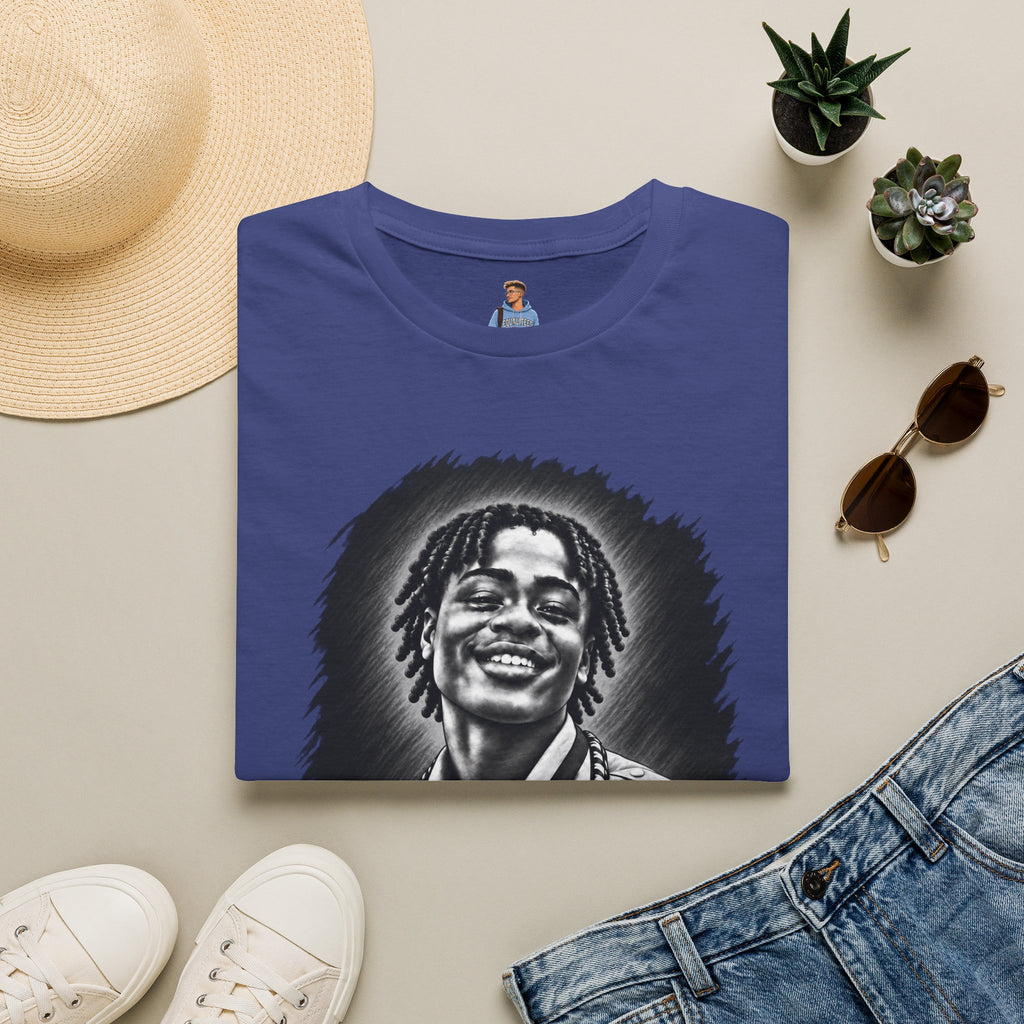 Smiling Portrait Front - In Memory of Pierre Damas Bel T-Shirt