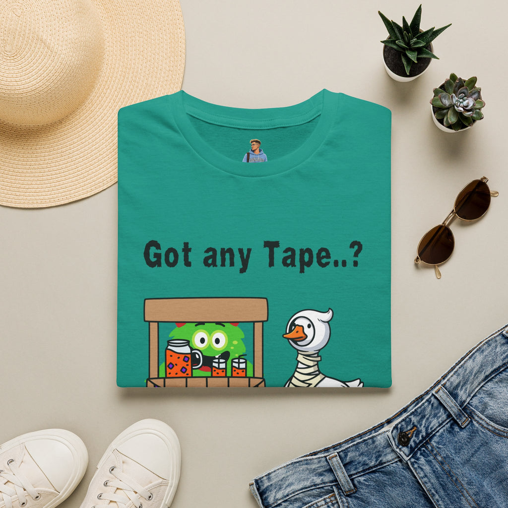 Got any Tape..? Funny Goose & Frog Market T-Shirt — Cute Animal Humor Tee