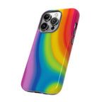 Rainbow Swirl Tough Phone Case for iPhone