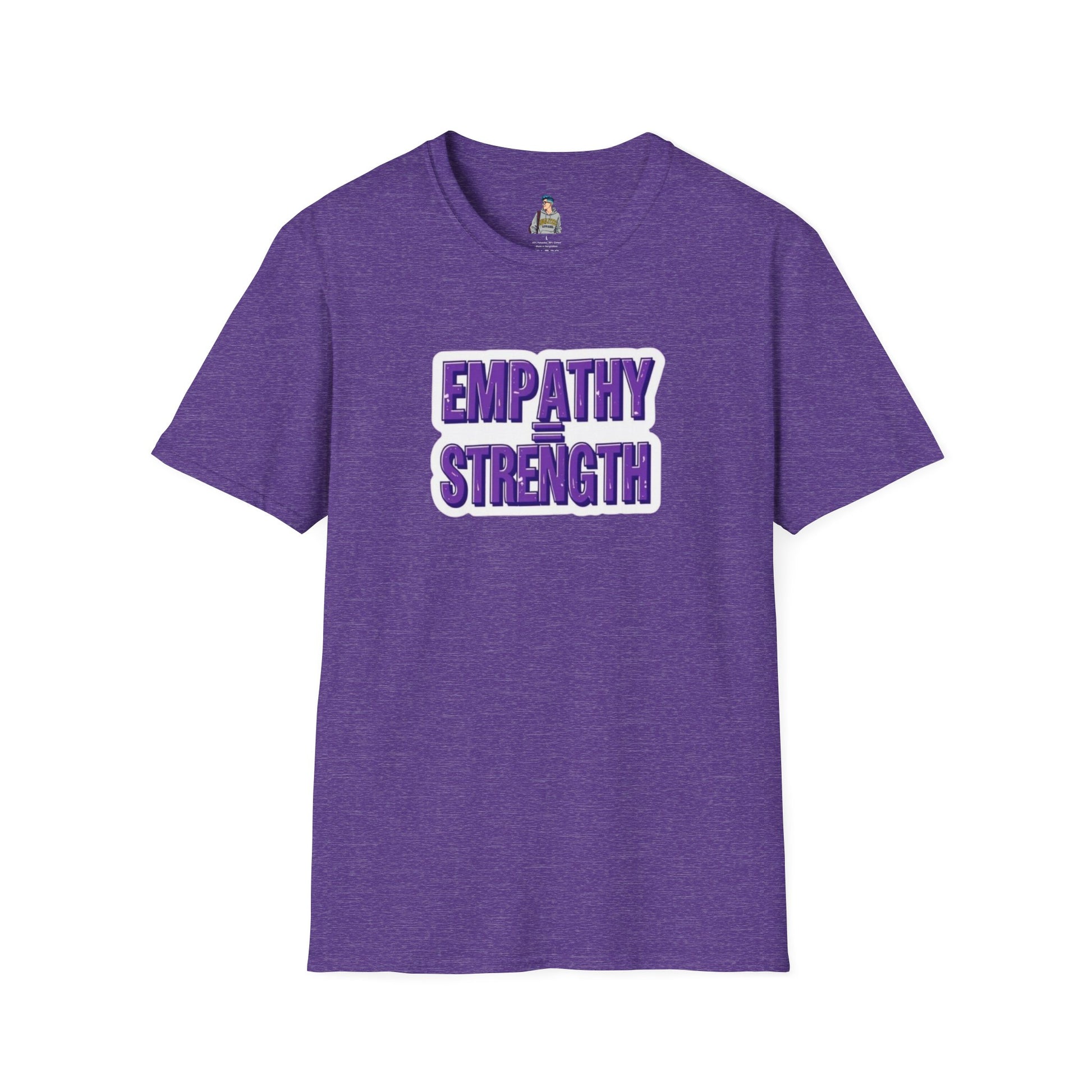 Empathy Equals Strength Unisex Softstyle T-Shirt - Inspirational Apparel for Everyday Comfort