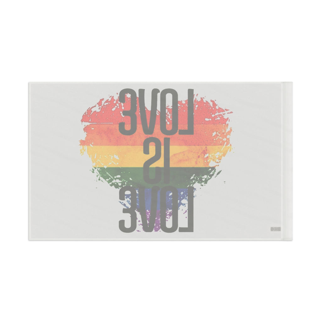 Love is Love Pride Flag - Aesthetic LGBTQ+ Banner for Celebration & Home Decor