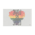 Love is Love Pride Flag - Aesthetic LGBTQ+ Banner for Celebration & Home Decor
