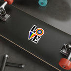 Die-Cut Stickers - Rainbow LOVE