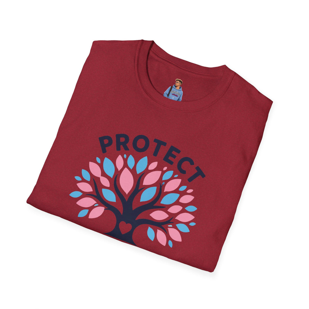Protect Trans Kids Pride Tree Las Vegas T-Shirt