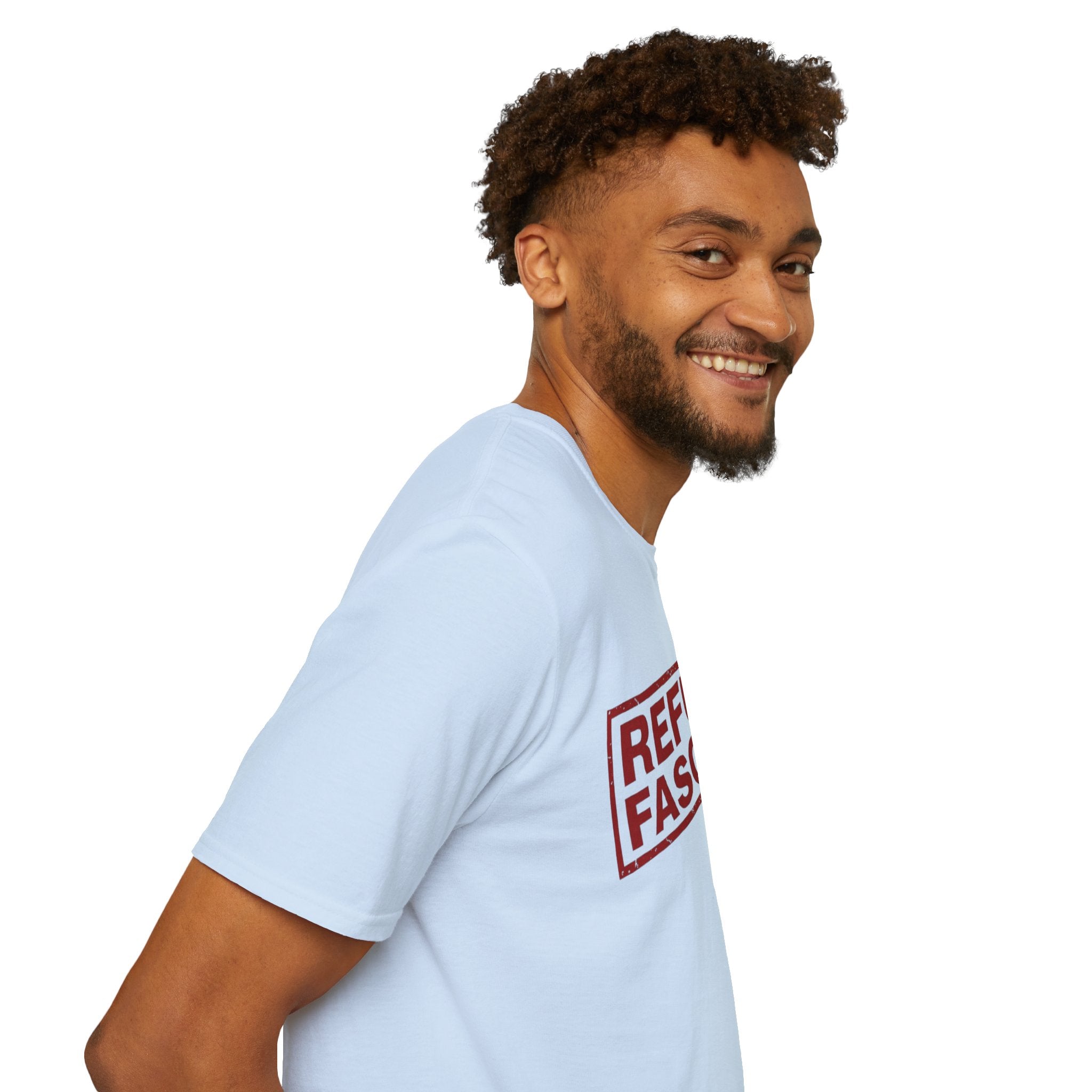 Refuse Fascism Tee — Political Protest Graphic T-Shirt