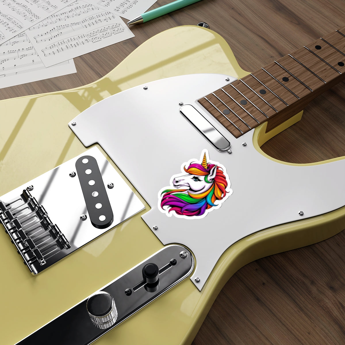 Die-Cut Stickers Sassy Rainbow Unicorn
