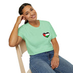 Unisex Softstyle T-Shirt: Stand with Gaza & We Are All Palestine Graphic Tee