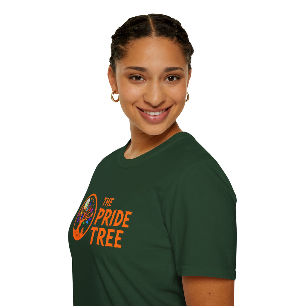 Orange Halloween Logo Pride Tree T-Shirt