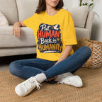 Put Human Back in Humanity T-Shirt — Inspirational Peace Dove Tee
