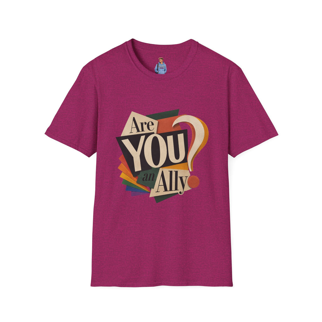 Are You An Ally? T-Shirt — Vintage Pride Ally Tee
