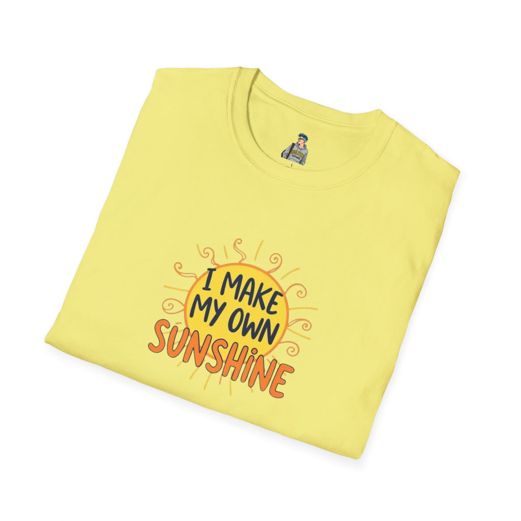 I Make My Own Sunshine Unisex Softstyle T-Shirt - Positive Vibes Apparel