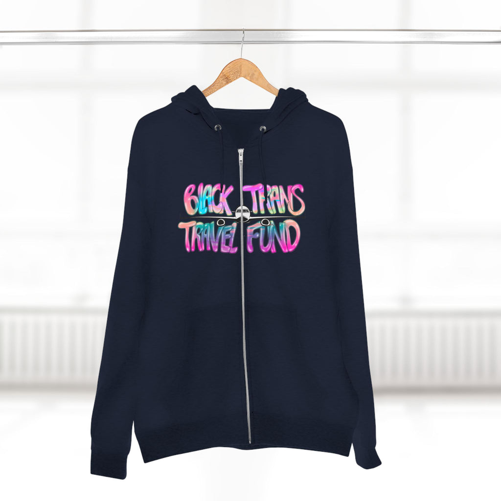 BTTF - Black Trans Travel Fund Unisex Zip-Up Hoodie