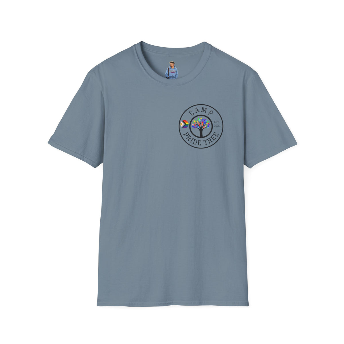 Camp Pride Tree T-Shirt — Logo Tee