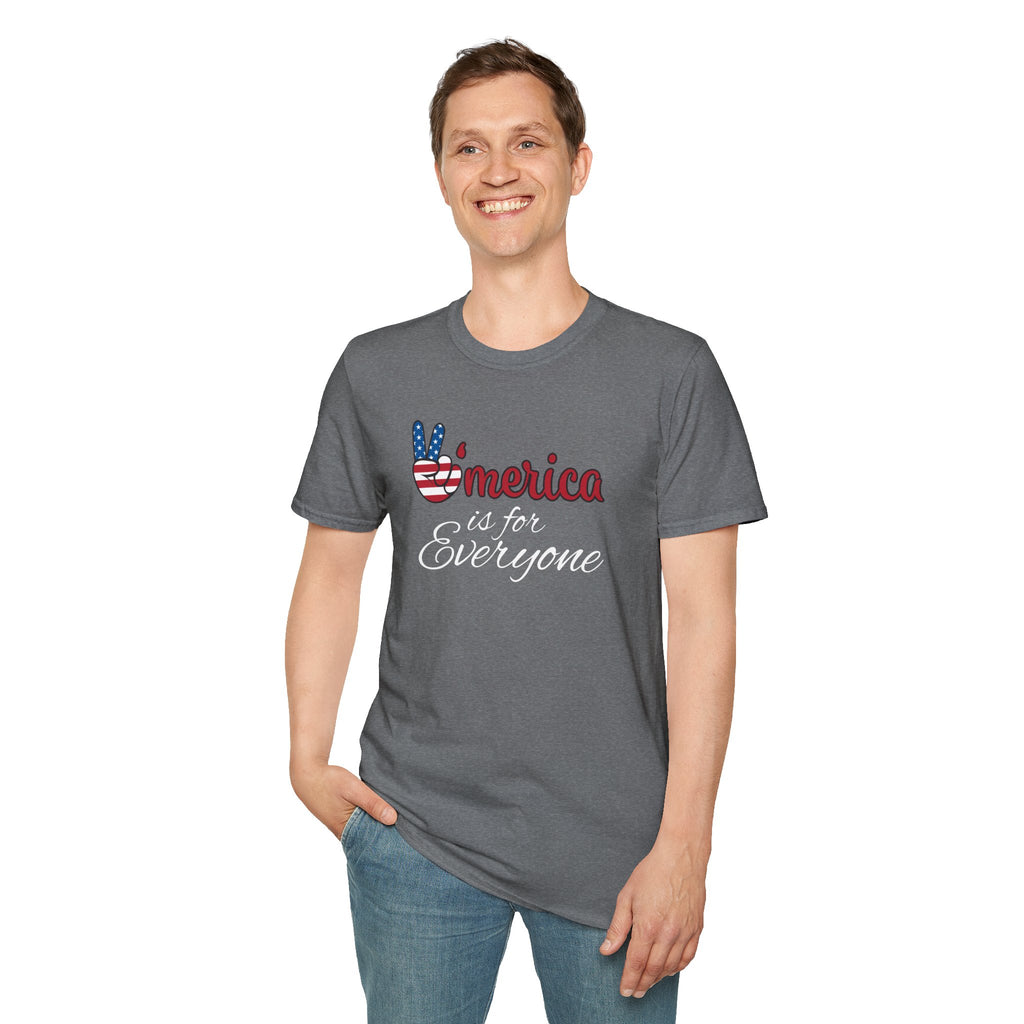 'Merica is for Everyone - Softstyle Unisex T-Shirt