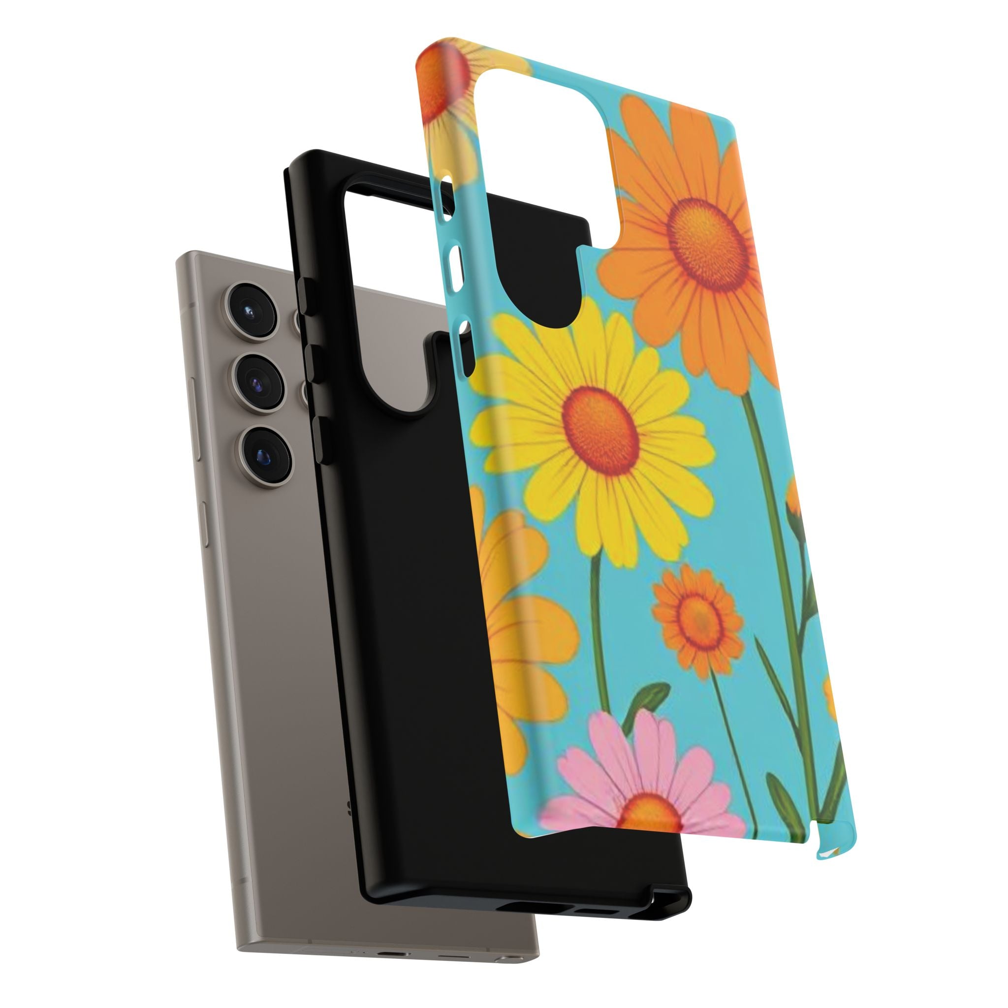 Floral Daisy Tough Case for Android