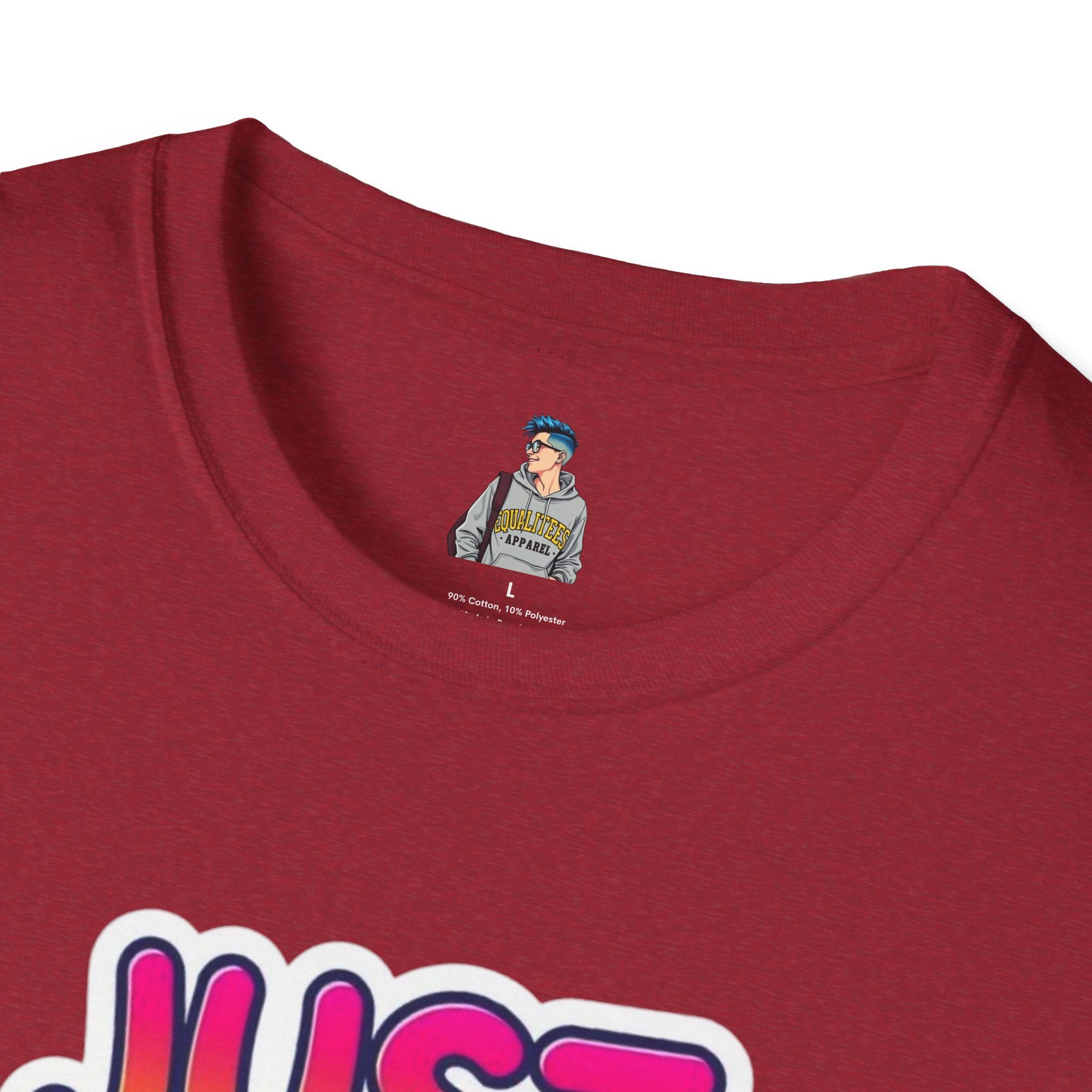 Just Love Unisex Softstyle T-Shirt | Perfect for Pride, Anniversaries, and Everyday Wear