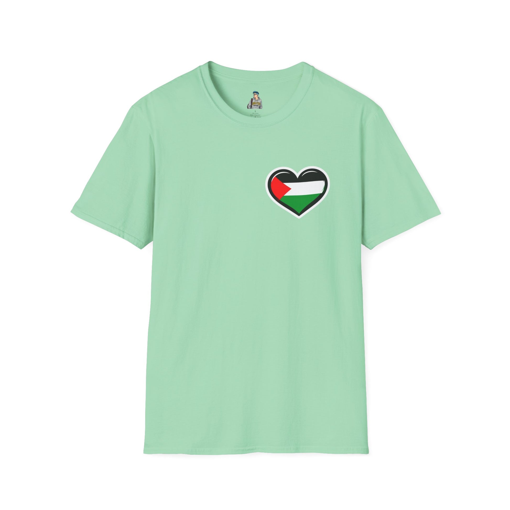 Unisex Softstyle T-Shirt: Stand with Gaza & We Are All Palestine Graphic Tee