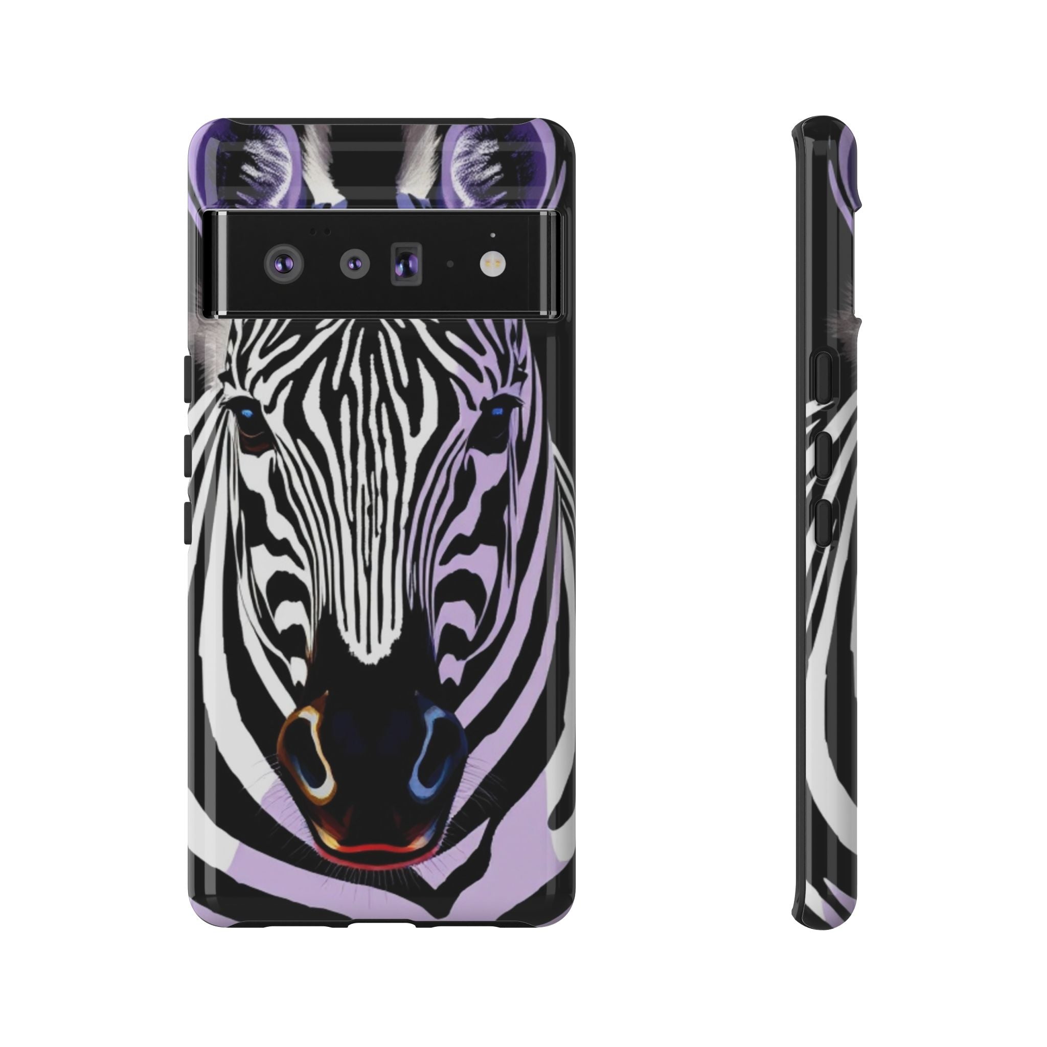 Android OR iPhone Compatible Cases - Zebra Design - Unique Tough Cases