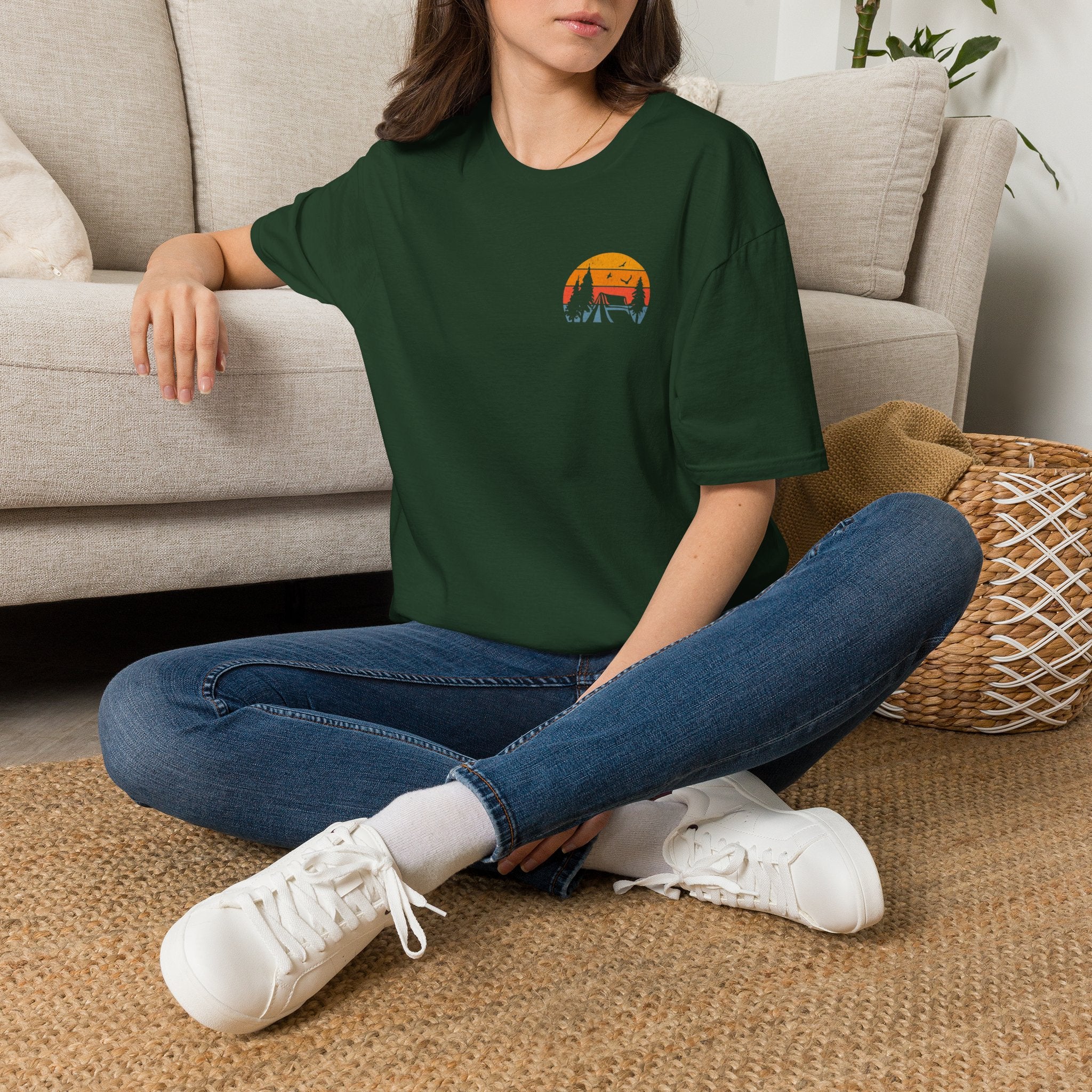 Unisex Softstyle T-Shirt - 'I'd Rather Be Camping' Adventure Tee