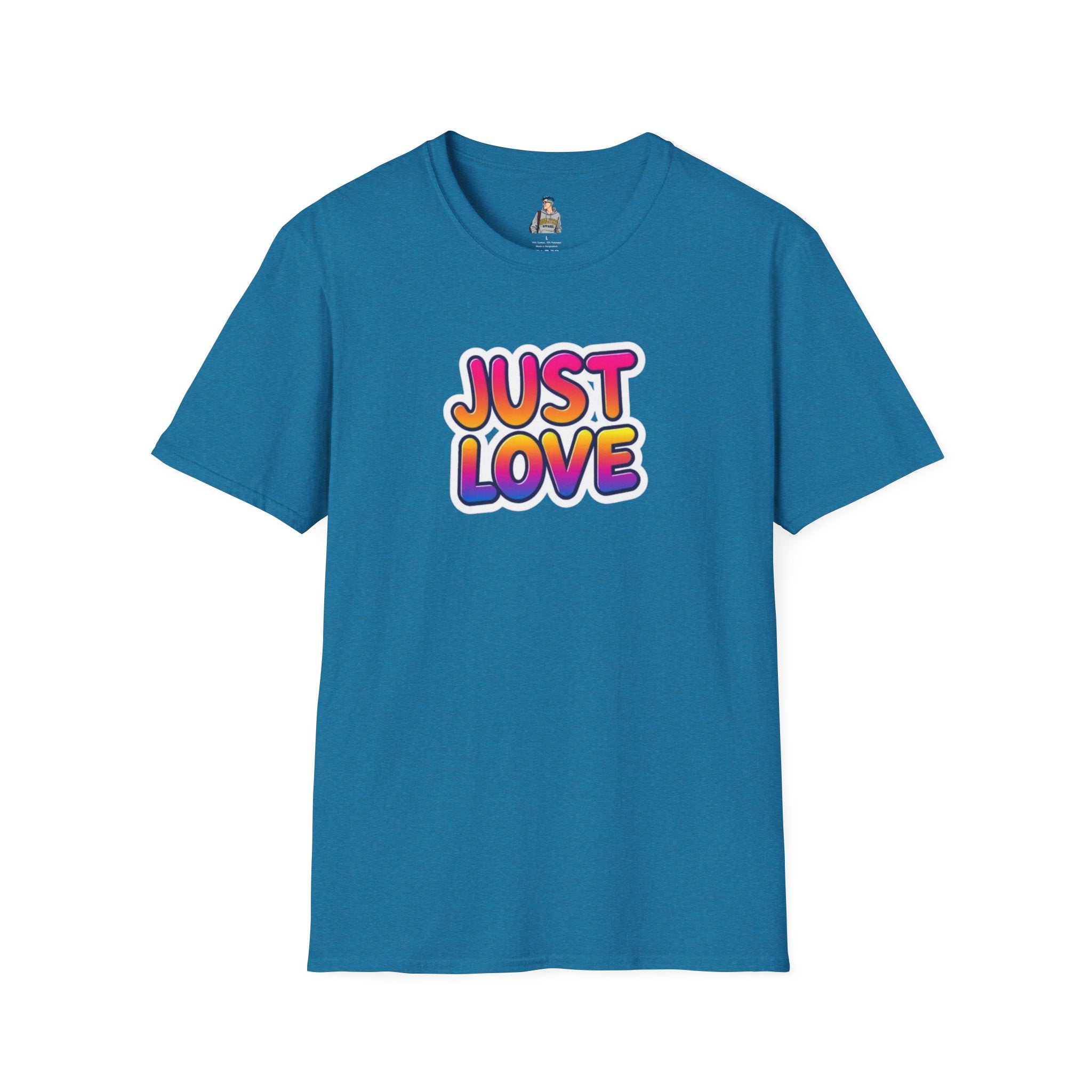 Just Love Unisex Softstyle T-Shirt | Perfect for Pride, Anniversaries, and Everyday Wear