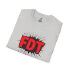 Unisex Softstyle T-Shirt with 'FDT' Graphic - Casual Streetwear for Everyday Style