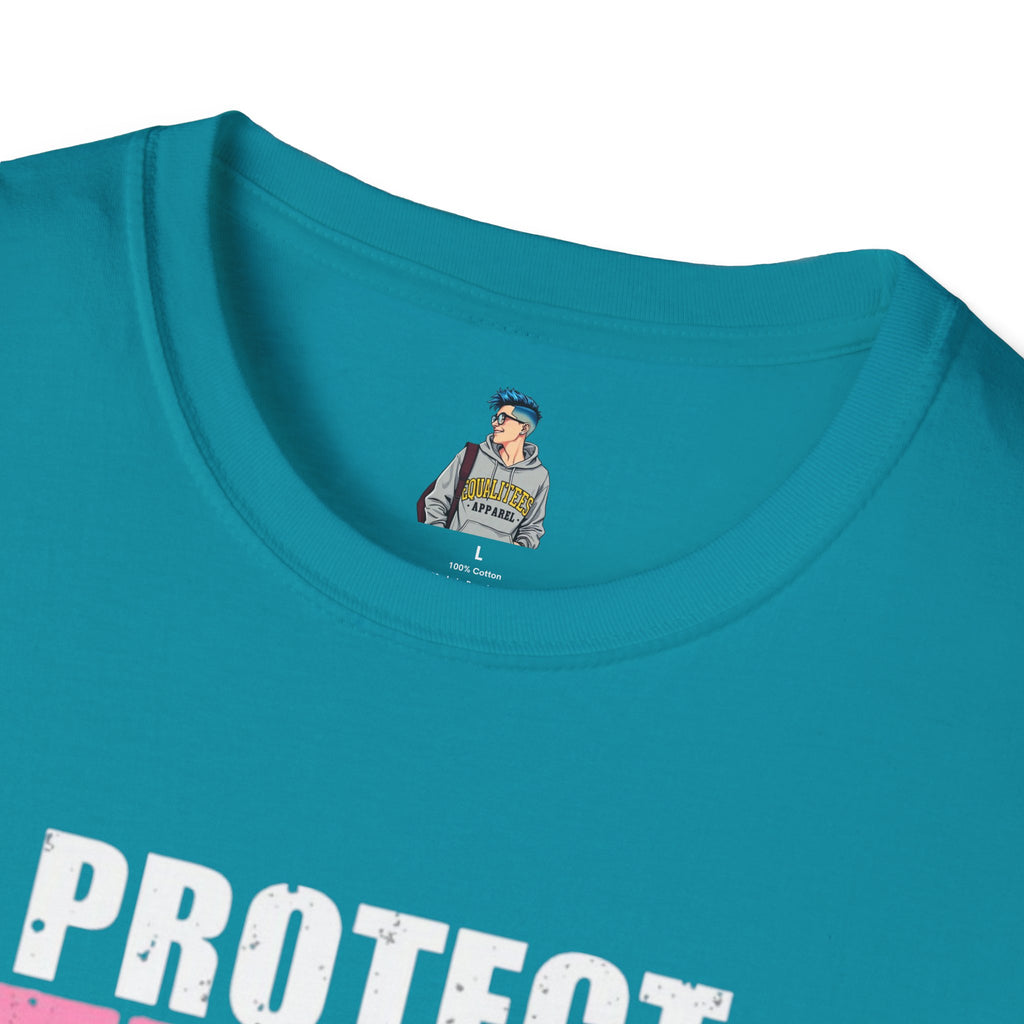 Unisex Softstyle T-Shirt - PROTECT TRANS KIDS