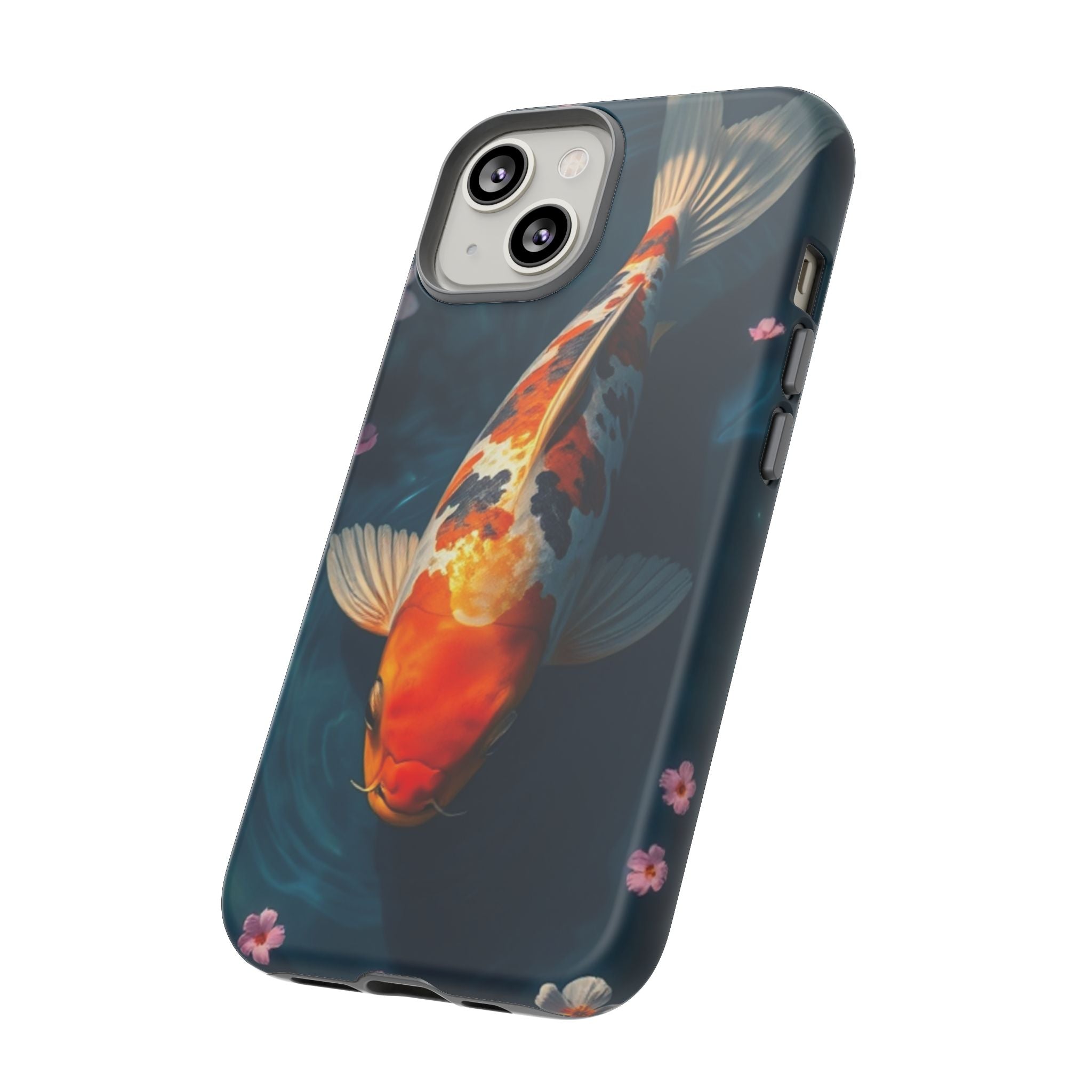 Peaceful Koi Cherry Blossom Tough Cases For Android & iPhone