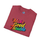 Make Good Trouble' Rainbow T-Shirt