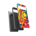 Colorful Abstract Rainbow Swirl Art Tough Case For Android & iPhone