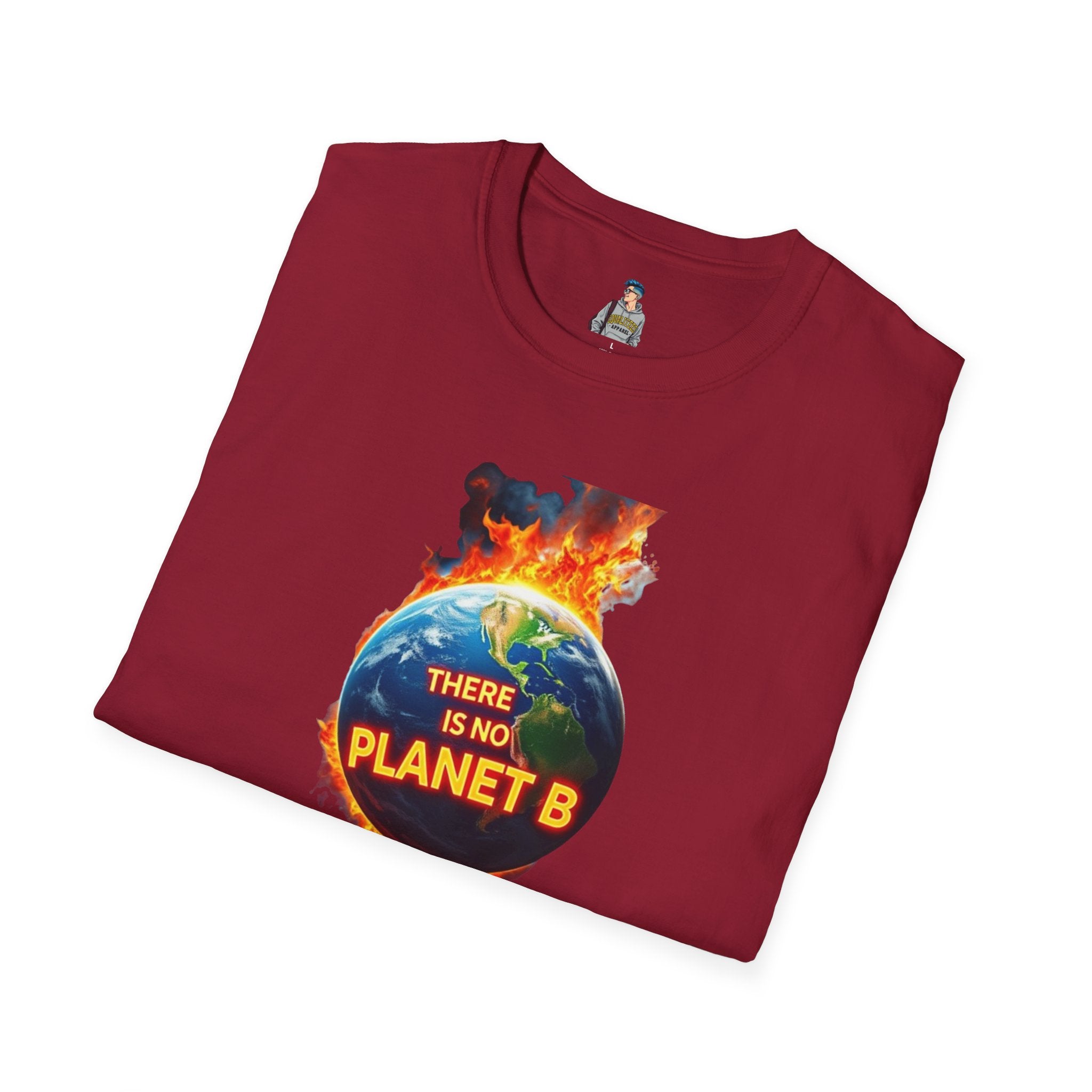Unisex Softstyle T-Shirt - There is No Planet B Eco-Friendly Tee