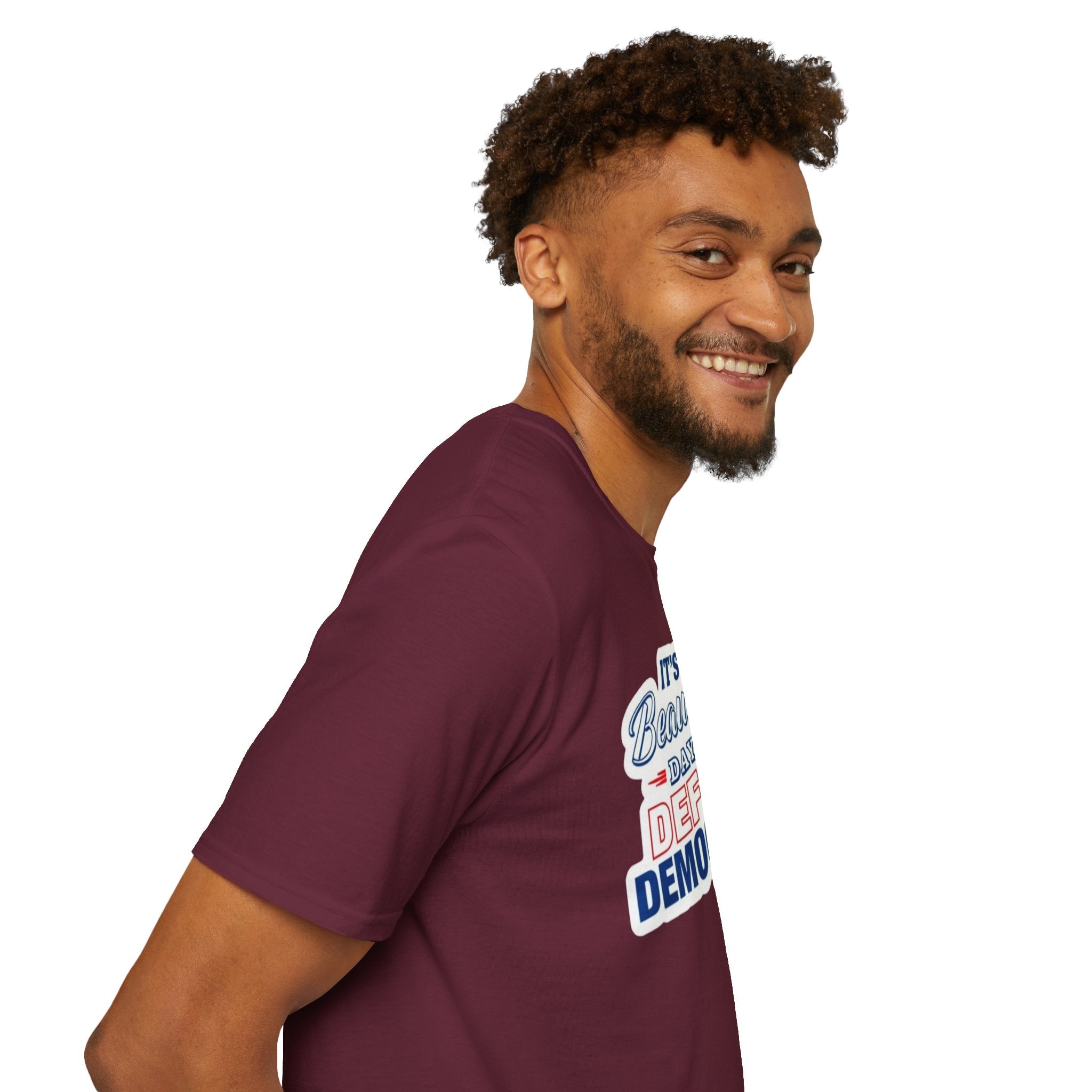 Defend Democracy Unisex Softstyle T-Shirt - Perfect for Activism and Everyday Wear